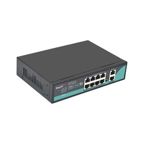 POE++ Switch Supplier - 8 Port 10/100Mbps + 1000M Uplink 6KV Surge Protection 60W BT
