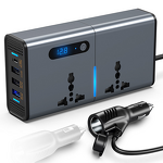 Universal Socket Power Inverter Manufacturer - Usa Uk European 12V 24V to 110V-230V Car Inverter 200w