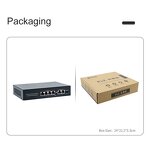 POE Switch Supplier - Direct 4 POE Port + 2 Uplink + 1 Gigabit 65W with SFP for CCTV