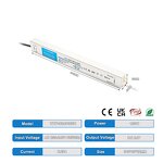 Waterproof LED Driver Manufacturer - WTF-D12025A 25W-300W 12V 24V IP67 AC-DC Energy Supply