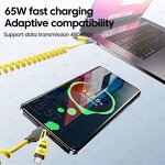 Retractable USB Charger Cable Factory - Newest 4 in 1 Type-c/USB C to Type-c PD65W Fast Charging Data