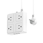 US Power Strip Manufacturer - Hot Selling 4-Outlets 17W PD Fast Charger 1.2 Quick with FCC