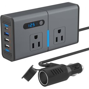 Car Plug Adapter Supplier - Newly 200w Charger 12V to 110V Car Power Inverter