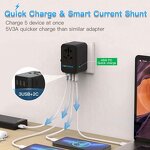 Travel Charger Supplier - CE 62368 35W 5V-20V USB C Fast PD Socket USB a TYPE C Port Quick