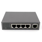 Industrial POE Switch Manufacturer - 1 Year Warranty Mini 5 RJ45 Ports 4 POE 100Mbps SNMP QoS
