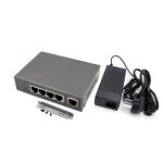 Industrial POE Switch Manufacturer - 1 Year Warranty Mini 5 RJ45 Ports 4 POE 100Mbps SNMP QoS