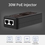 Power Gigabit POE Adapter Factory - 15w-90w PoE Injector for IP Camera Wireless AP
