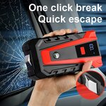 Car Jump Starter Power Bank Factory - Safety Hammer 12V Car Auto Starting Device Optional Air Pump