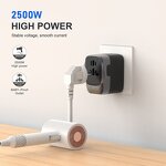 Universal Travel Adapter Supplier - High Quality TUV and CB Certified with Ground Pin Worldwide Convert