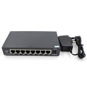 Enterprise POE Network Switch Supplier - 8 Port with 1-Year Warranty SNMP QoS for Optimal Performance