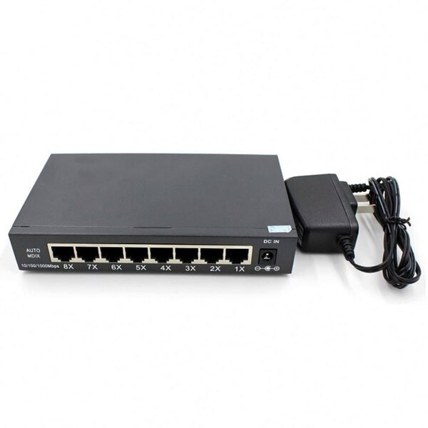 Enterprise POE Network Switch Supplier - 8 Port with 1-Year Warranty SNMP QoS for Optimal Performance