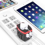 International Travel Converter Factory - Christmas EU UK US AU Socket Mini Universal World