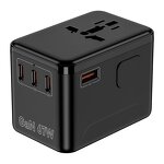 GAN Travel Adapter Supplier - Hot Sale 35W-140W International Universal Mobile Phone Charger USB