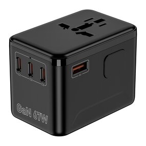 GAN Travel Adapter Supplier - Hot Sale 35W-140W International Universal Mobile Phone Charger USB