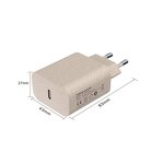 Portable PD Charger Manufacturer - US Plug 20W Fast 5V-12V Type C Mobile Tablet Adapter