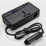 Car Power Inverter Factory - 12V 24V to 220V Multi Smart USB QC3.0 Fast Charging Socket Converter 200W