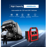 Truck Jump Starter Supplier - Portable 24 Volt 1500A Car Jump Starter Power Bank for Trucks