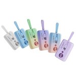 Portable Power Bank Manufacturer - LED Digital Display 10000mah Built in Cables With KC