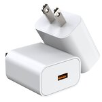 Portable PD Charger Manufacturer - US Plug 20W Fast 5V-12V Type C Mobile Tablet Adapter