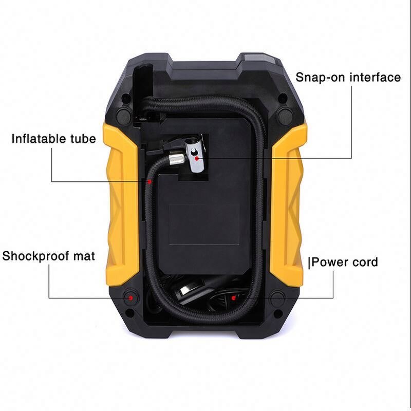 Car Air Pump Manufacturer - 12V Durable Portable Electric Compressor Tire Inflator