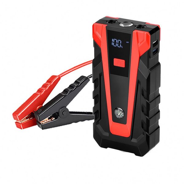 Car Jump Starter Power Bank Factory - Safety Hammer 12V Car Auto Starting Device Optional Air Pump