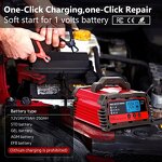 Smart Car Battery Charger Manufacturer - 20A 12V 24V for Lead Acid LED Display Fully Automatic Trucks