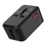 Worldwide Travel Adapter Factory - PD 20W Dual USB with Australia Europe UK EU Multi Plug Wall