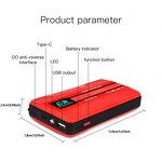 Portable Car Charger Jump Starter Factory - Factory High Power 12V Portable Car Battery Jump Starter