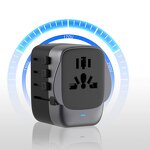 Universal Travel Adapter Supplier - High Quality TUV and CB Certified with Ground Pin Worldwide Convert