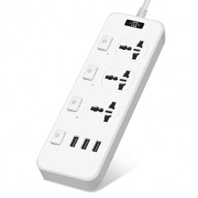 Surge Protector Power Strip Factory - High Quality Multi Extension 3 AC 3Usb+1Type C Outlet