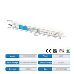 Waterproof LED Driver Manufacturer - WTF-D12025A 25W-300W 12V 24V IP67 AC-DC Energy Supply