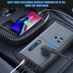 Car Plug Adapter Supplier - Newly 200w Charger 12V to 110V Car Power Inverter
