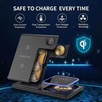 3 in 1 Wireless Charger Supplier - Hot Selling Universal 15W X455 Magnetic Phone Stand Fast Station