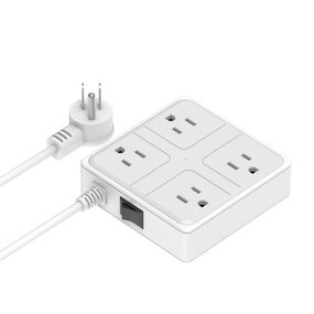 Factory Price Power Strip Supplier - Hot Selling 4 Universal Outlets US 17W PD Charger and BC 1.2