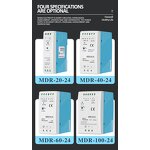 Industrial DIN Rail Power Supply Factory - SMPS Original NDR-120-24 120W 24V 5A Single Output