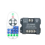 PWM LED Dimmer Manufacturer - 12-24V 24A Wireless Remote Controller Mono Single Color 2835 Strip