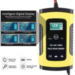 Smart Battery Charger Factory - 12V 5A Motorcycle Car Maintainer & Desulfator LCD Display
