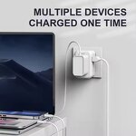 Universal Travel Adapter Supplier - US UK AU EU PD 20W Fast with 1 Usb 1 Type c Socket Extension