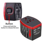 International Travel Converter Factory - Christmas EU UK US AU Socket Mini Universal World