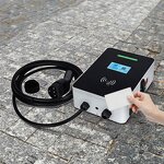 EV Charging Station Manufacturer - Wallbox 22KW AC Floor Stand 220V Input Home Use Electric Car