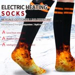 Rechargeable Heating Socks Factory - 7.4V Battery Cotton Insert Press Electric Winter Warm