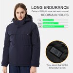 Men's Heated Jacket Manufacturer - In Stock Heat Reactive Electric Heating Puffer WITH Battery