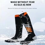 Washable Heated Socks Factory - USB Battery Electric Thermal Warming for Hunting Winter Skiing