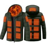 Electric Puffer Jacket Supplier - Ready to Ship Skiing Resistance Heat Reactive WITH Battery