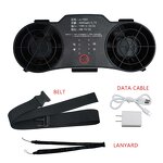 Portable Hanging Fan Supplier - Summer 4 Speeds Adjustable Clip on Waist Belt Neck Hands-Free