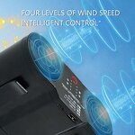 High Speed Waist Fan Factory - 2024 Summer 20000mah Clip Fan Power Bank Portable Wearable