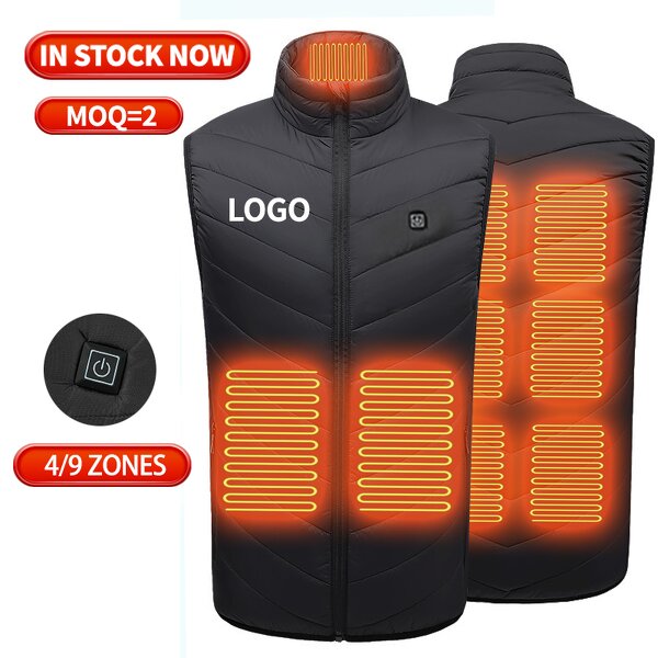 USB Heated Vest Manufacturer - 9 Zones Breathable Sleeveless Washable Body Warmer