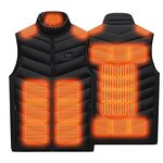 21 Zones Heated Vest Factory - InStock High Quality Soft Shell Rechargeable Bodywarmer