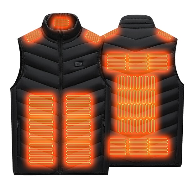 21 Zones Heated Vest Factory - InStock High Quality Soft Shell Rechargeable Bodywarmer
