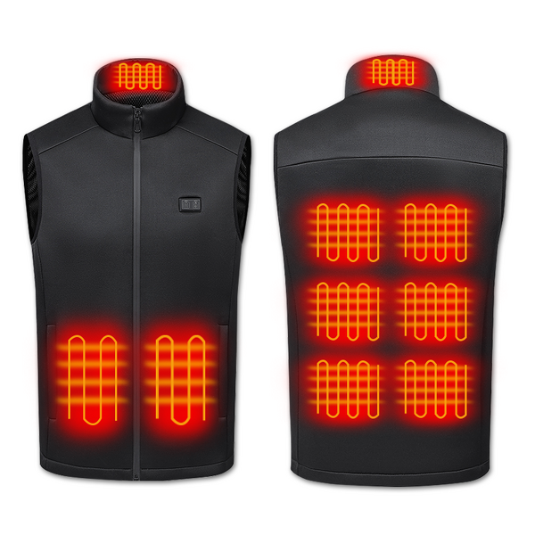 Intelligent Heated Vest Supplier - Wholesale Electric with Windproof Temperature Control Button